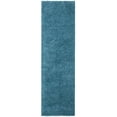 thumbnail image 2 of SAFAVIEH August Carlene Solid Plush Shag Runner Rug, Turquoise, 2'3" x 6' - Modern Design, Turquoise, Non-Shedding & Easy Cleaning, Ultra Plush Thick Pile, Ideal for Living Room, Bedroom, 2 of 9