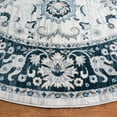 thumbnail image 3 of SAFAVIEH Isabella Kiana Oriental Area Rug, Cream/Navy, 6'7" x 6'7" Round, 3 of 10