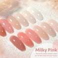 thumbnail image 2 of Set de esmaltes de uñas GAOY Milky Pink Jelly Nude Gel 7,3 ml x6, 2 of 6