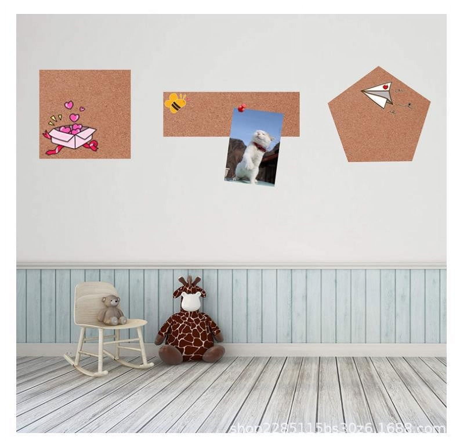 Self Adhesive Cork Roll Cork Panels Thick Backing Mat Strong Cork Board for Decoration of Wall Furniture 16 50in Cork Roll Cork Panels Thick Backing Mat Strong Cork Board for Decor