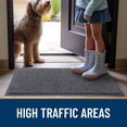 thumbnail image 5 of Yileqi Front Door Mat Indoor Outdoor Entrance, Waterproof Heavy Duty Doormat, Fade Resistant, Low Profile, Easy Clean Patio Porch Welcome Floor Mats for Entry, 30”x18”, Grey, 5 of 6