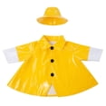 thumbnail image 2 of Porch Goose Raincoat 23 inch Yellow Rain Hat Set Water Repellent Two Piece Goose Clothes All Weather Outdoor Garden Statue Front Porch Yard Decor Gift, 2 of 6