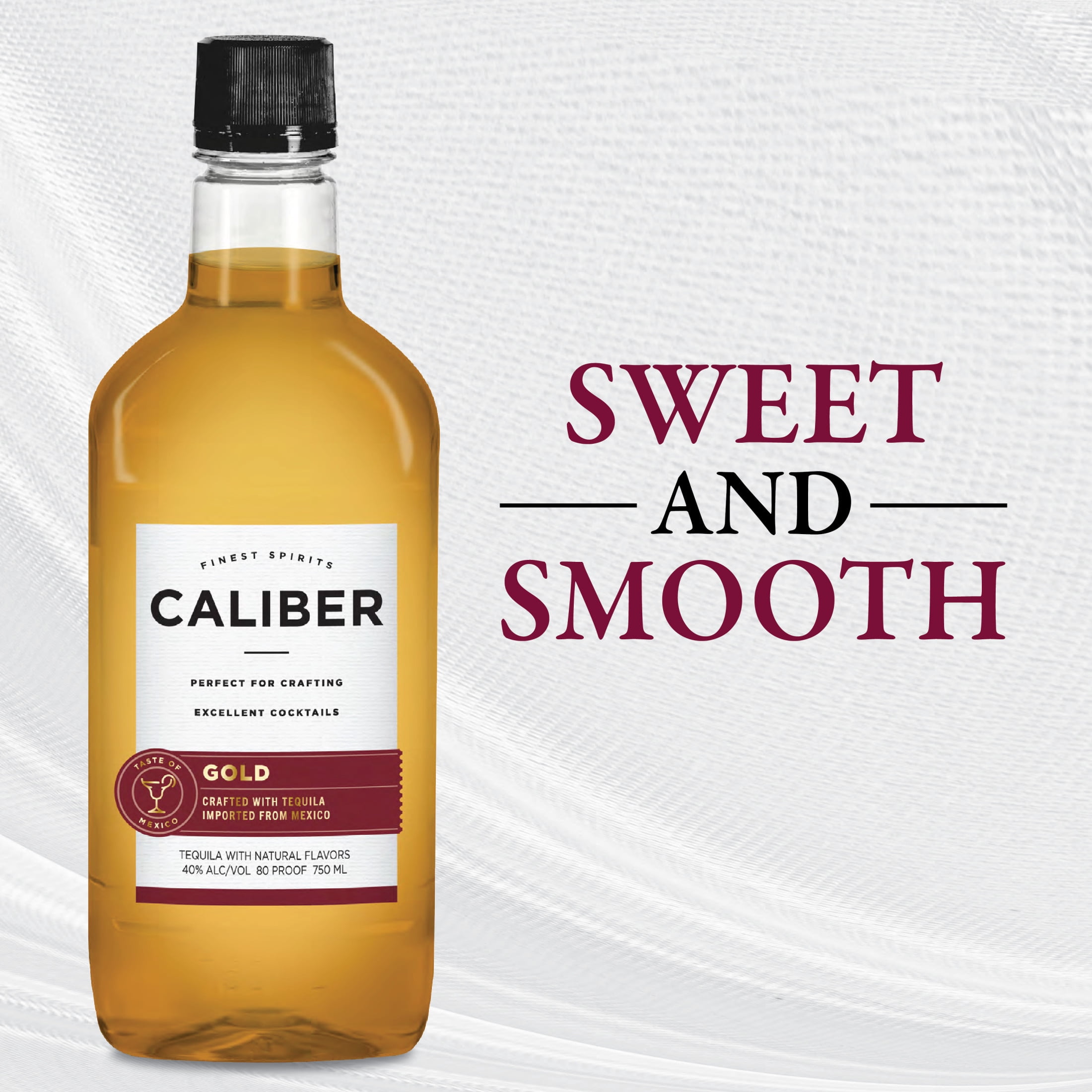 Caliber Gold Tequila, 750ml 80Pf