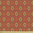 thumbnail image 2 of Ambesonne Tribal Fabric by the Yard Upholstery, Spanish Traditional Ethnic, 2 Yards, Vermilion Multicolor, 2 of 5