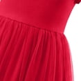thumbnail image 3 of Vestido de Verano de Manga Corta Moda Primavera Y Verano Manga Corta Cuello Redondo Falda de la Princesa Ruffle para Diario, Viajes, Hogar, Vacaciones, Fiesta de Cumpleaños, 3 of 7