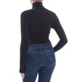 thumbnail image 2 of FREE PEOPLE $48 Womens New 1216 Black Turtle Neck Body Suit Casual Top S B+B, 2 of 2