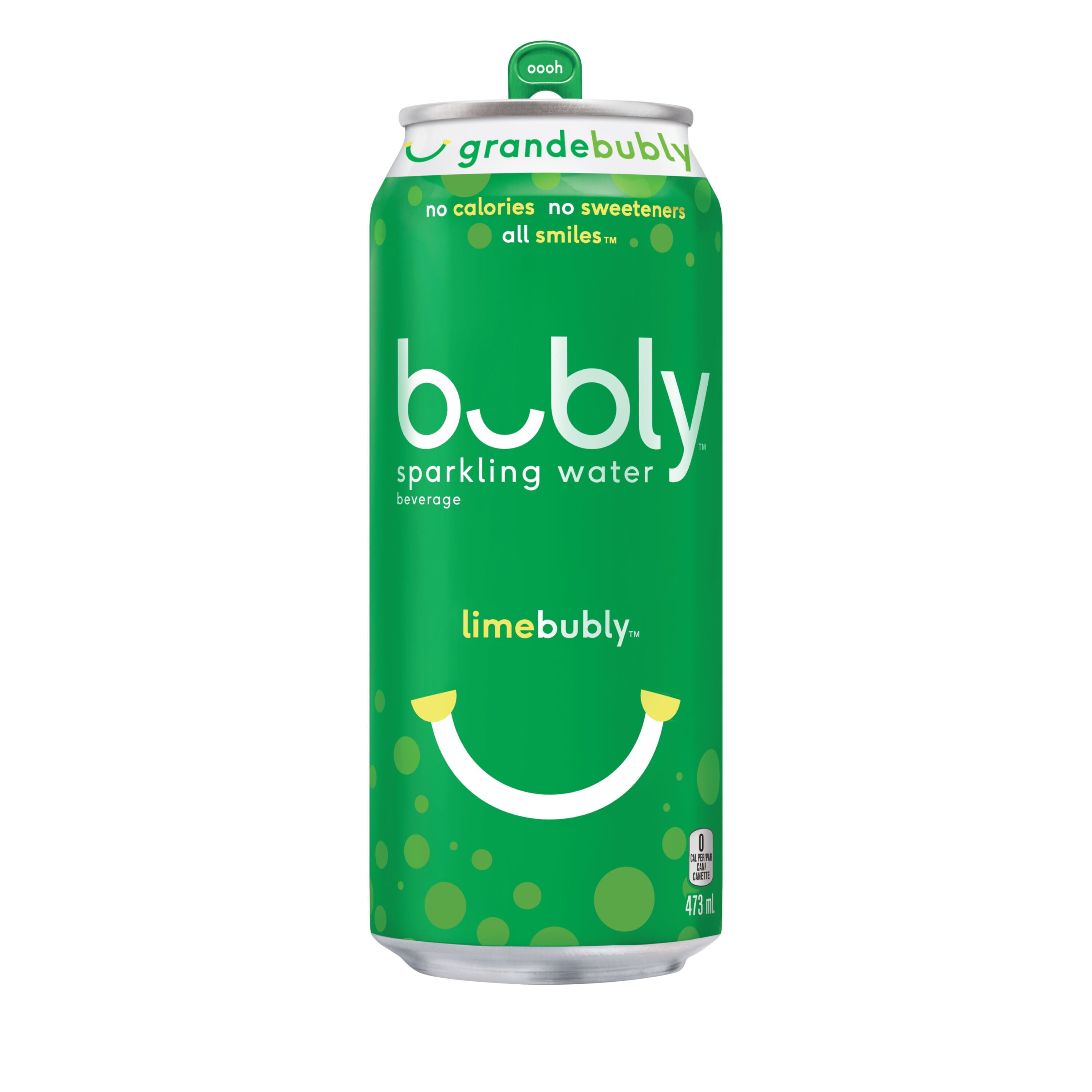 Eau pétillante Bubly Lime 473 mL, Canette 473 mL