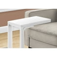 thumbnail image 4 of Monarch C-shaped Accent Table in Metal White, 4 of 13