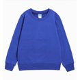 thumbnail image 4 of Ulanda Kids Boys Girls Crewneck Sweatshirts Cotton Casual Solid T-Shirt Pullover Tops Long Sleeve Sport Jumper (Blue, 9-11 Years), 4 of 4
