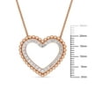 thumbnail image 4 of Everly Women's Diamond 14k Rose Gold Necklace, 4 of 6