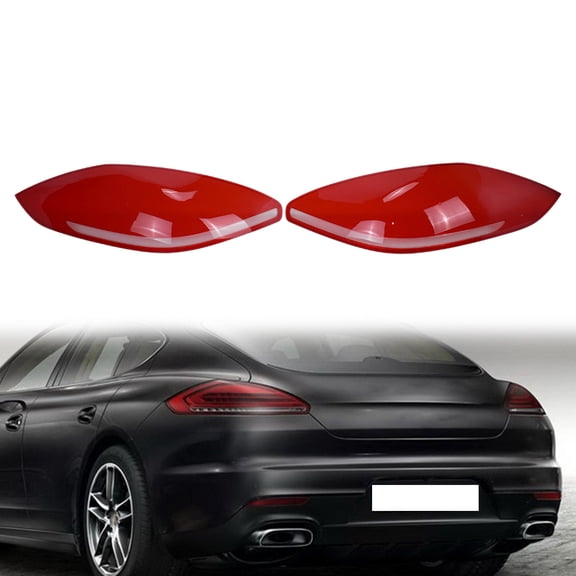 A Pair For Porsche Panamera 970.2 2014 2015 2016 LH&RH Tail Light Lens Cover Replace