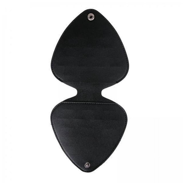 Estuche para púas,Estuche para púas de guitarra,regalo para guitarristas,Caja de almacenamiento para púas de guitarra,Bolsa para púas de guitarra eléctrica acústica de cuero PU,Bolsa de