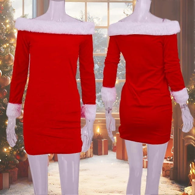 Festival Sexy Dress Warm and Comfortable Waist Shaping Fashion Dress