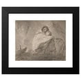 thumbnail image 2 of William Hamilton 24x20 Black Modern Framed Museum Art Print Titled - Woman Sheltering a Child in a Landscape (1770-80), 2 of 5
