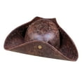 thumbnail image 3 of Gorros de disfraz de sintética, sombrero de tricornio, sombrero de para jugar juegos de aventura y travesuras, temática, Colcomx Sombrero pirata, 3 of 7