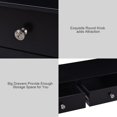 thumbnail image 3 of Costway Console Hall table Side Table Desk Accent Table 3 Drawers Entryway, 3 of 10