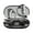 Black, variant on Riousery Q28 Open-Ear Wireless Earbuds BT 5.3 Panoramic HiFi Sound 49H Playtime LED Display, White (2.24 inches / 5.7 cm)