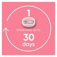 thumbnail image 3 of Venus ComfortGlide White Tea Women's Razor Blades, with Built-in Shave Gel Bars, 4 Razor Blade Refills, 3 of 13