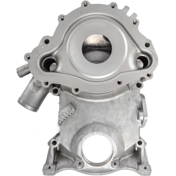 JEGS 50318 Timing Cover Pontiac V8 1969-1977 Pontiac 301/350/400/455 Cast Alumin