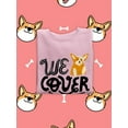 thumbnail image 3 of We Cover That Corgi Dog Sweatshirt Women -Image by Shutterstock, Female 3X-Large, 3 of 4