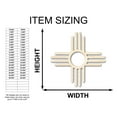 thumbnail image 2 of Unfinished Wood Zia Shape - Craft - up to 36" DIY 46" / 3/4", 2 of 4
