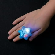 Snowflake Light Up Rings - Jewelry - 12 Pieces