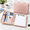 Rose Gold, variant on Modernblack Vegan Leather Portfolio Binder Padfolio Organizer with Zipper