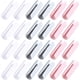 thumbnail image 1 of BEMS-24pcs (blanco rosa gris) Clips de hoja cilíndricos, hoja, 1 of 5