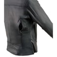 thumbnail image 5 of Milwaukee Leather MLL2552 Women's Premium Black Leather Motorcycle Rider Jacket w/ Cool-Tec Leather Treatement 3X-Large, 5 of 9