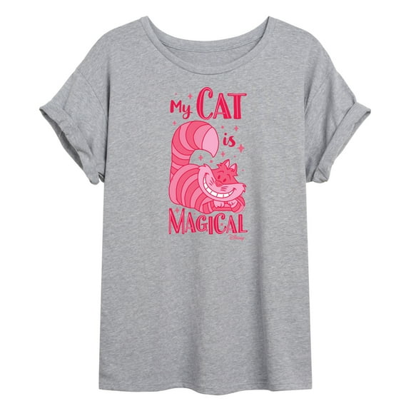 Disney Classics - Cats & Dogs - My Cat Is Magical  - Women's Oversized T-Shirt
