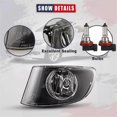 thumbnail image 4 of 1 Pair Car Front Left Right Side Fog Lights Driving Lamps W/Bulb for E92 E93 2006-2013 63176937465 63176937466, 4 of 5