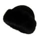 thumbnail image 2 of Gorro de Piel Sintética Yinane para Mujer Negro, 2 of 8
