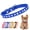 Dark Blue, variant on Kinyuki Rhinestone Small Dog Collars for Female Dogs, Pretty Bling Diamond Cat Collar Crystal Sparkly Glitter Jewel Puppy Collar for XXS Xs Small Medium Pet Girl Dogs Kitten, XSmall