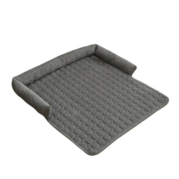 Housses de Canapé Duveteuses pour Animaux de Compagnie pour Sofa, Tapis Apaisant pour Lit de Chien, Protège-Meubles avec Traversin, Grands, Moyens et Petits Chats