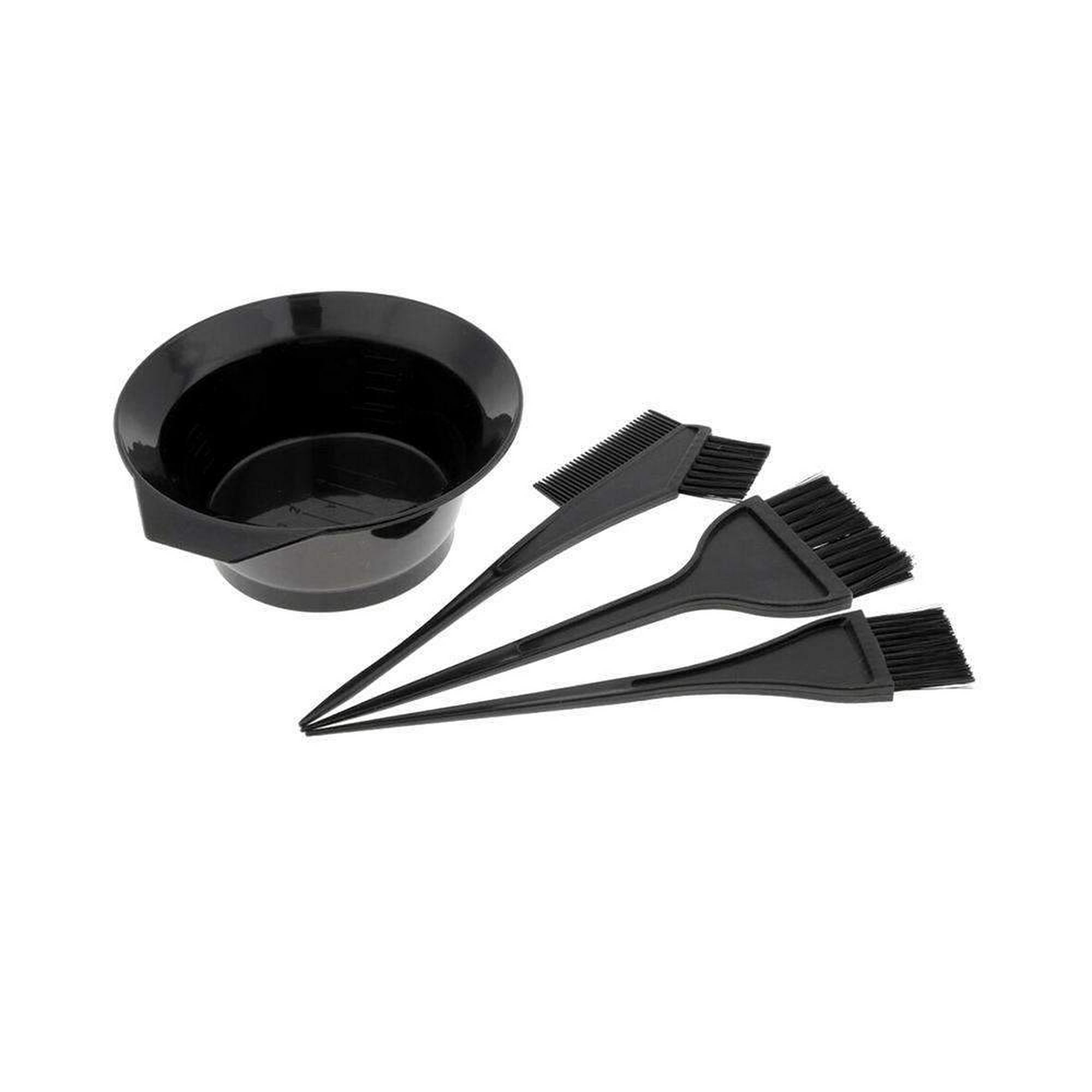 KIM & C 4pcs Dye Brush Kit (Tint Bowl & 3 Dye Brushes) KIM & C 4pcs Dye Brush Kit (Tint Bowl & 3 Dye Brushes)