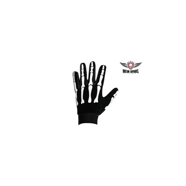Black Mechanic Skeleton Gloves 2XL