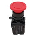 thumbnail image 1 of Interruptor De Parada De Hongo Rojo Botón De Parada De Plástico Botón De Parada De Emergencia A Prueba De Envejecimiento Botón De Parada Para Equipos Marinos Equipos De Maquinaria Torno Cnc,La42-11Zs Speravity TO001771-00, 1 of 7