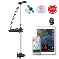 HASWING OUTDOOR Electric Trolling Motor 24V 60" 80lbs Cayman GPS Anchor Cruise Control Navigation Shaft Bow Mount Fishing Boat Saltwater Freshwater with Wireless Remote Controller