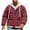 Wine, variant on Maoxin Men Jacket Men's Solid Color Thick Dake TwoLayer Windproof Pocket Zipper Hooded Outdoor Jacket Jackets for Men , Black , S