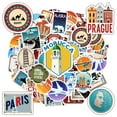 thumbnail image 4 of 35pcs-50pcs Vintage Stickers Stationery Stickers Travel Decals Teacher Reward Stickers Kids Stickers for Luggage Suitcase, 4 of 9