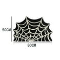 thumbnail image 4 of AuroraX Spider Bath Rug Mat Soft Halloween Non-Slip Backing Entryway Rug Art Deco 15x23 Inch, 4 of 4