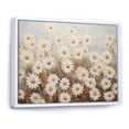 thumbnail image 2 of Designart "Elegant White Daisy Fields VII" Daisies Floater Framed Wall Art Prints, 2 of 5