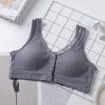 thumbnail image 3 of fatyb Everyday Bras for Women Plus Size Front Closure Bras No Underwire Full Coverage Womens Push up Bras, 3 of 4