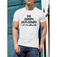 thumbnail image 1 of Cómoda camiseta deportiva de verano de manga corta con cuello redondo y estampado de papá y abuelo para hombre, ideal para adultos, hombres, mujeres, adolescentes y jóvenes., 1 of 6