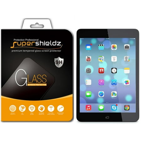 [1-Pack] Supershieldz for Apple iPad Mini 3 / iPad Mini 2 / iPad Mini Tempered Glass Screen Protector, Anti-Scratch, Anti-Fingerprint, Bubble