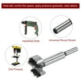 thumbnail image 5 of Uxcell 35mm (1.38") High Carbon Steel Serrated Wood Hinge Drilling Forstner Drill Bit Hole Opener, 5 of 6