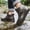 Gray, variant on Men's Rain Boots, Stylish Waterproof Commute Ankle Outdoor Casual Shoes Black 10.5