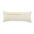 thumbnail image 2 of Ox Bay Stella 16" x 24" Yellow/Cream Bordered Cotton Adult Decorative Lumbar Throw Pillow, 2 of 9