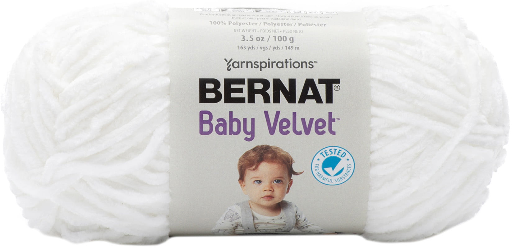 Bernat Baby Velvet worsted weight Vapor Grey – Sweetwater Yarns