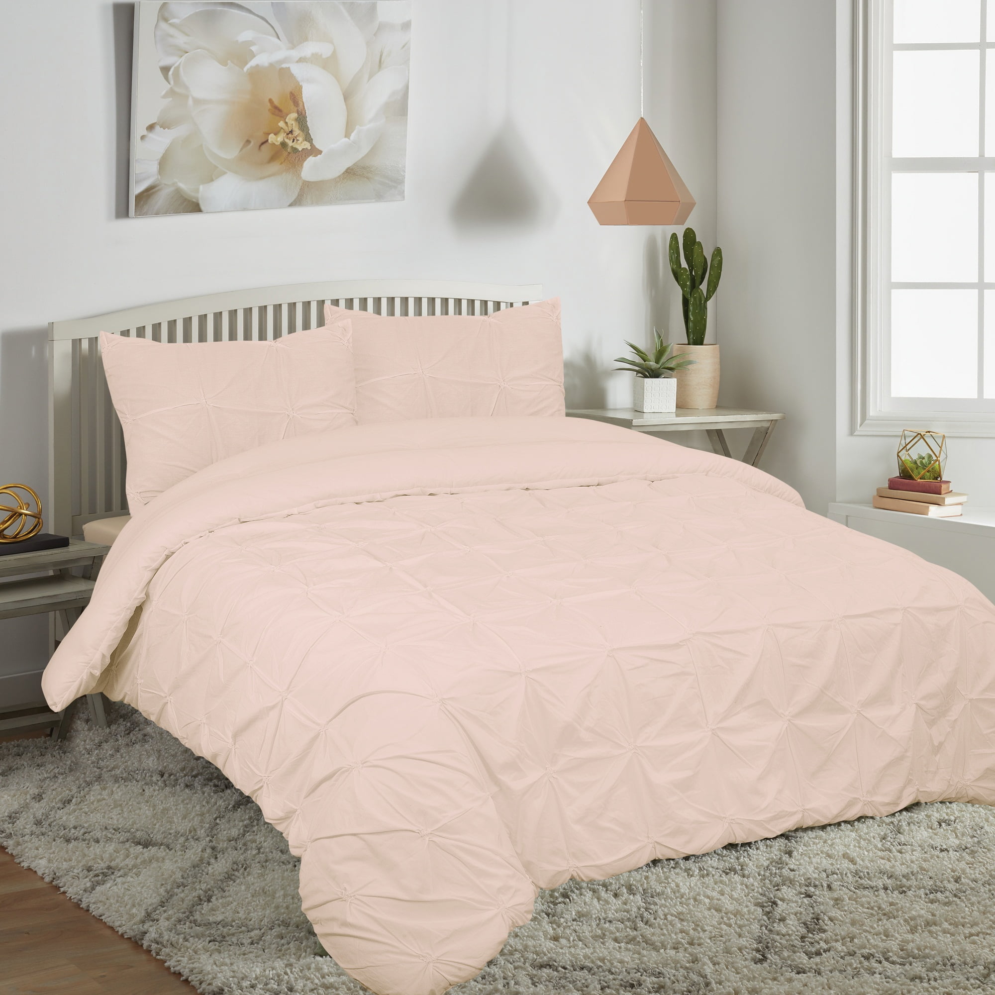 target blush pink comforter
